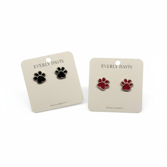 Paw Printed Earrings