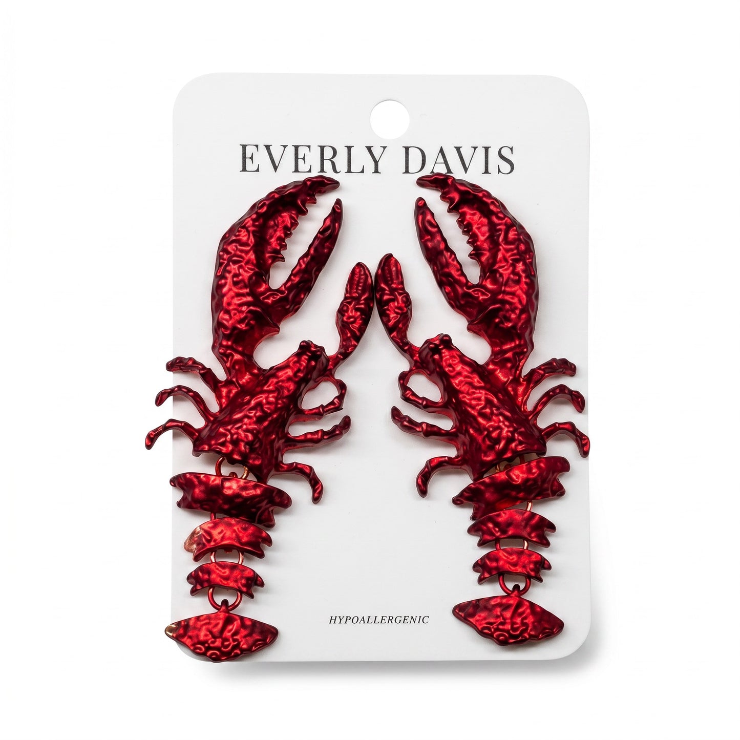 Lobster Shape Earrings