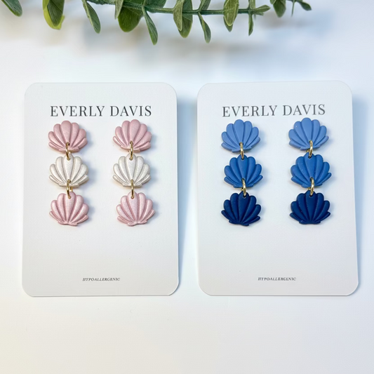 Three Shells Earrings
