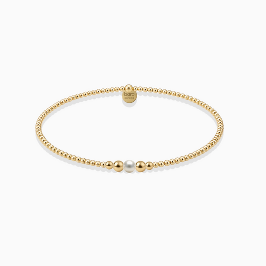 Jenna Pearl Beaded Bracelet