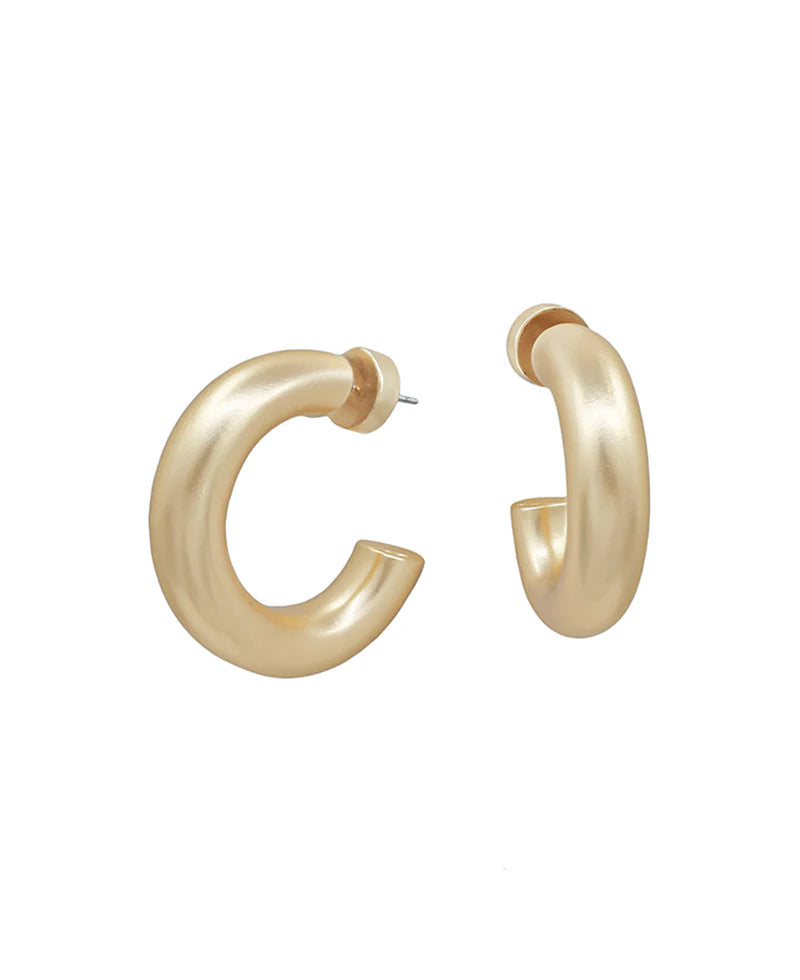 Volumed Hoop Earring