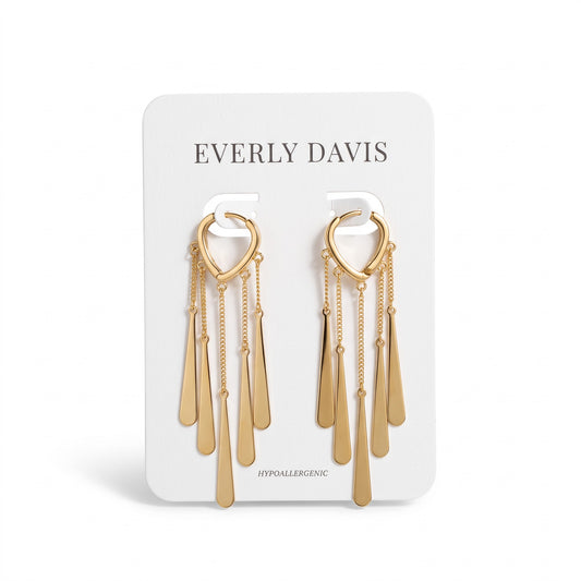 Huggie Tassel Earrings