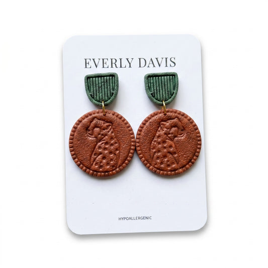 Cheeta Imprint Earrings