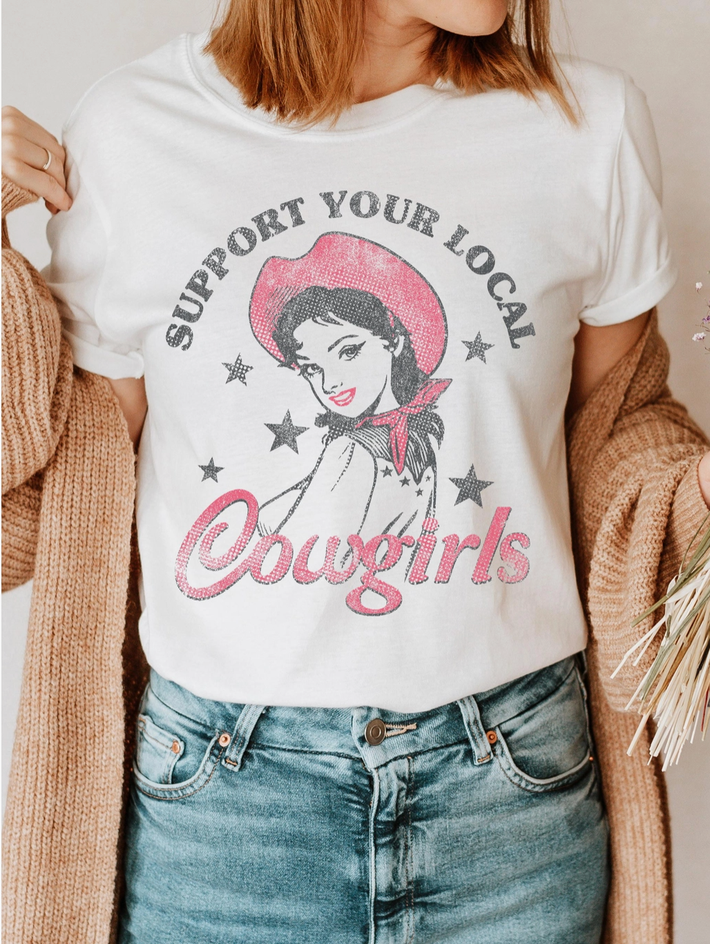 Support Your Local Cowgirls T-Shirt