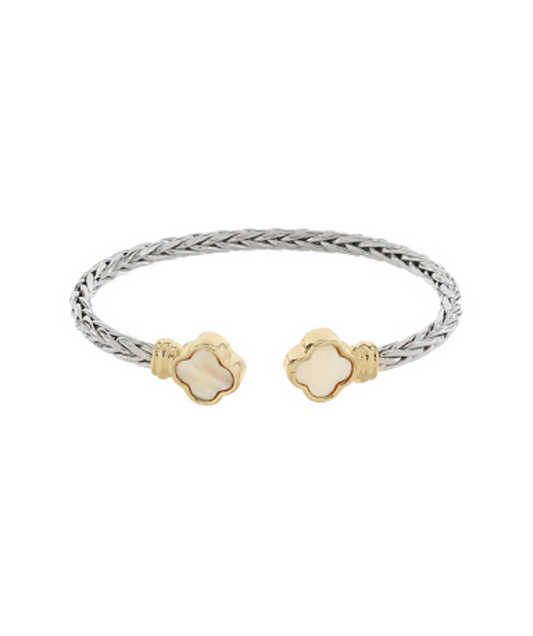 Clover Mother of Pearl Cuff