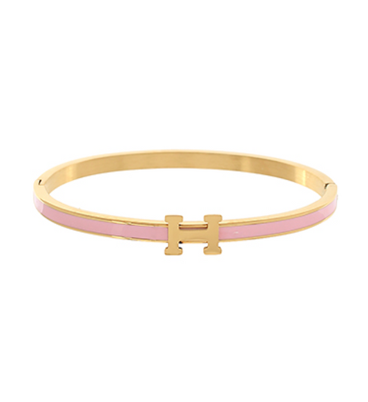 Pink Bangle Bracelet