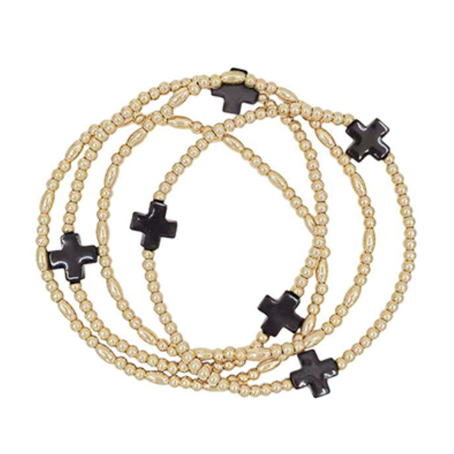 Cross Station Ball Bracelet