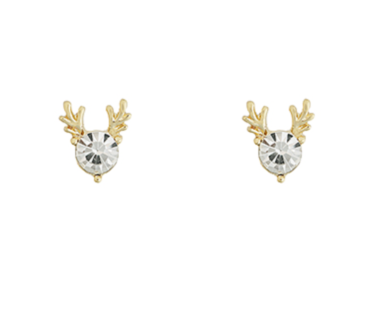 Christmas Deer Stud Earrings