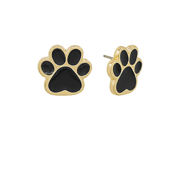 Paw Printed Earrings