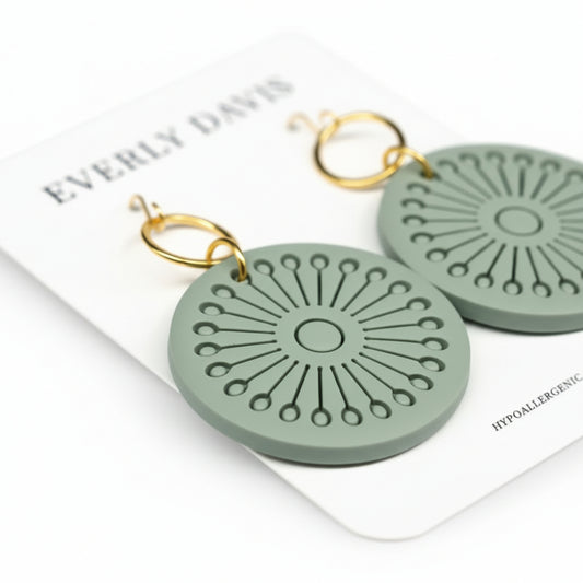 Boho Circle Earrings
