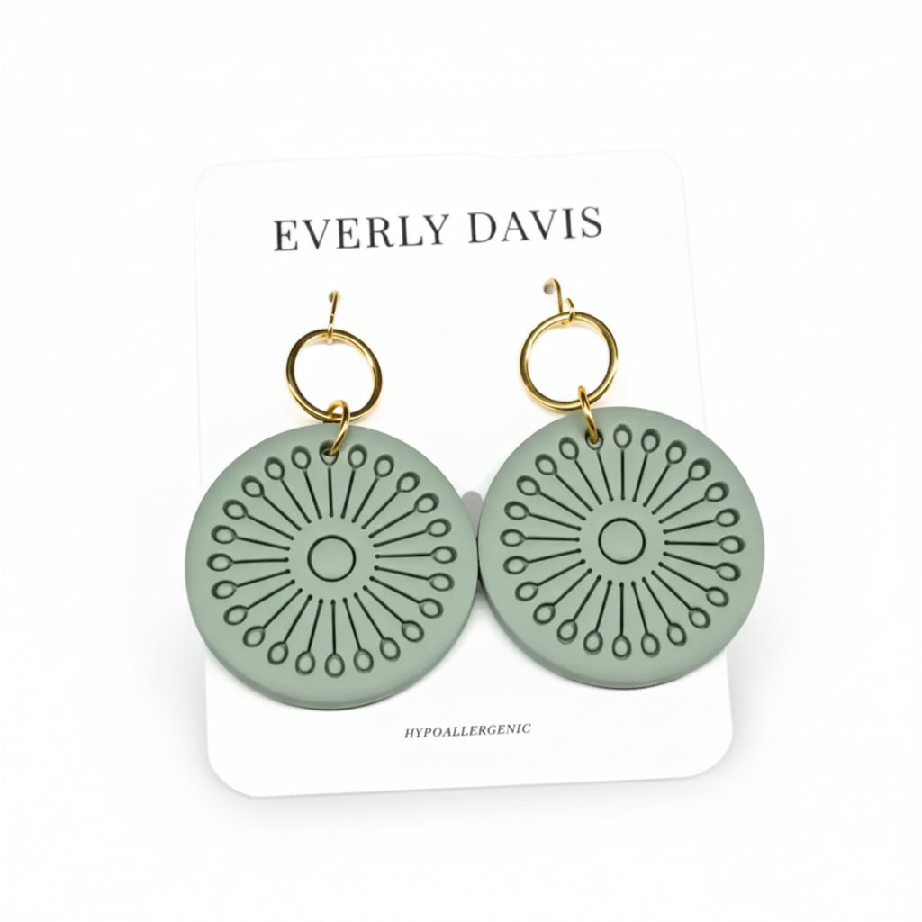 Boho Circle Earrings