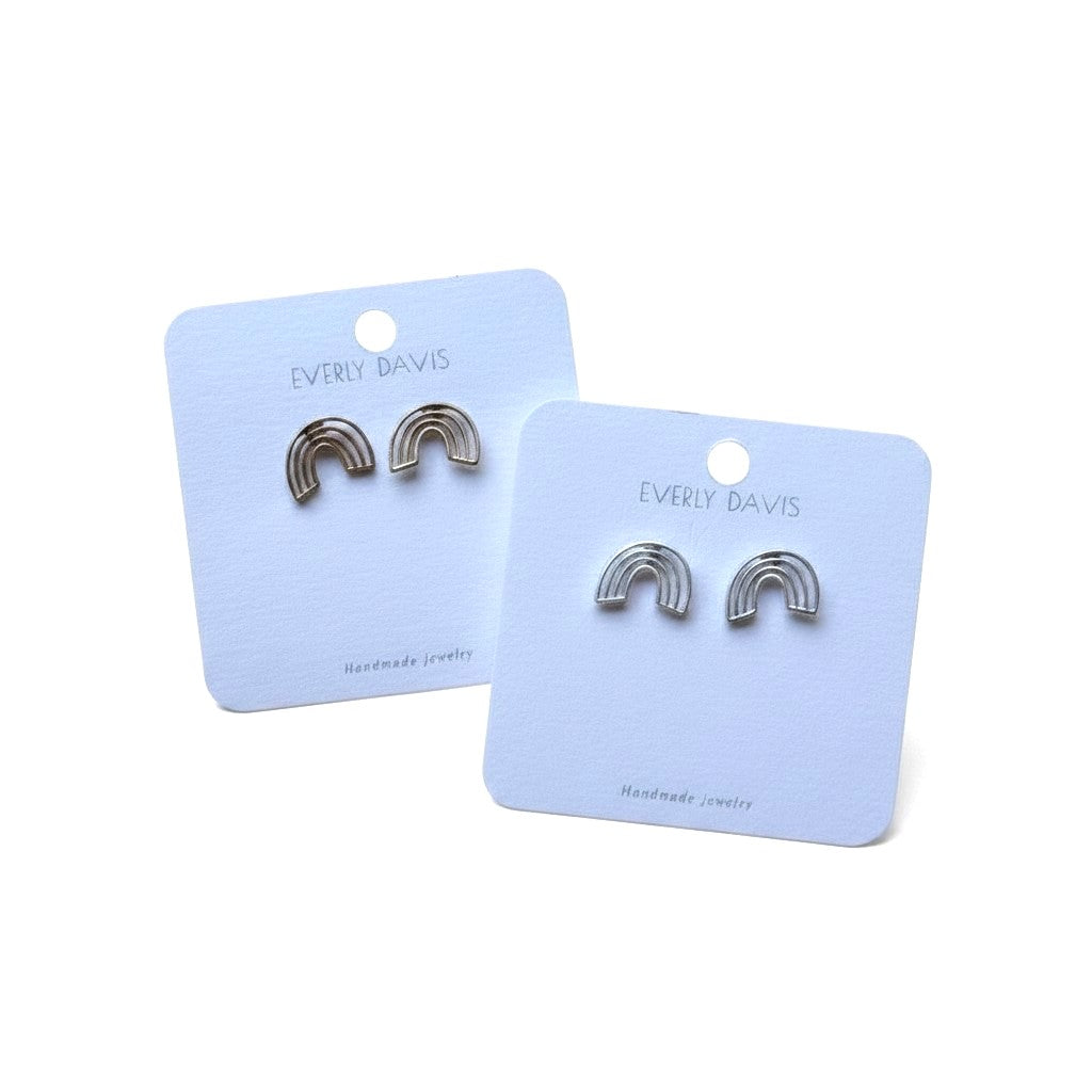 Metal Rainbow Studs