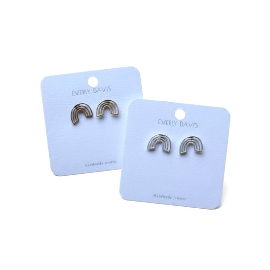 Metal Rainbow Studs